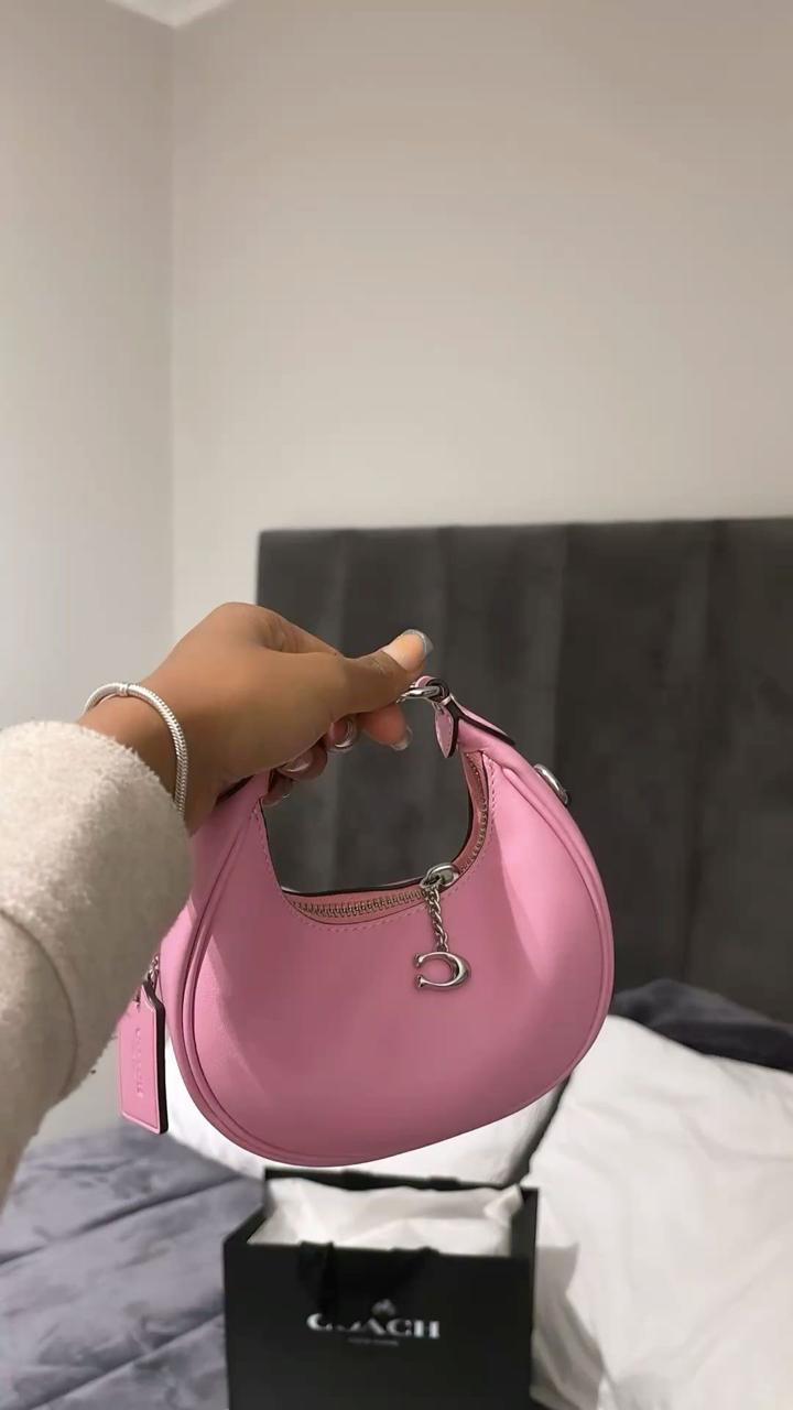 Coach Ergo Bag - Pink Silver Hardware