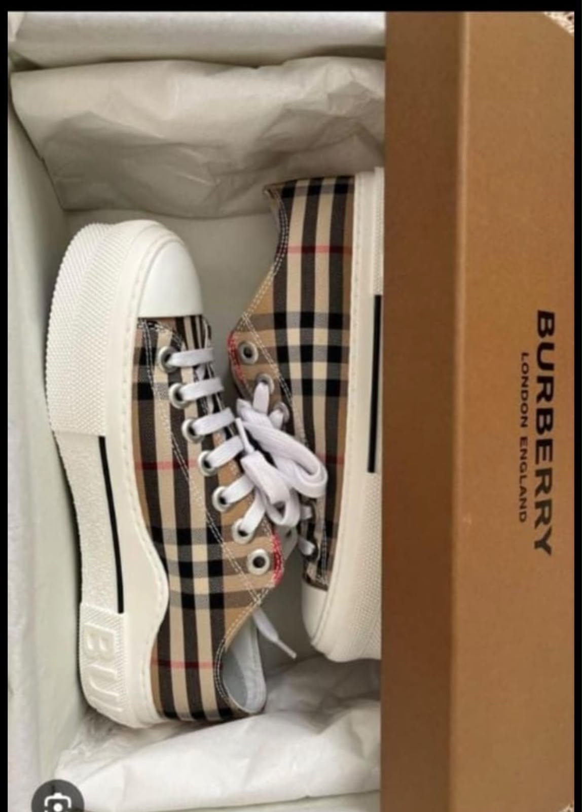 Burberry Vintage Check Sneaker - Archive Beige