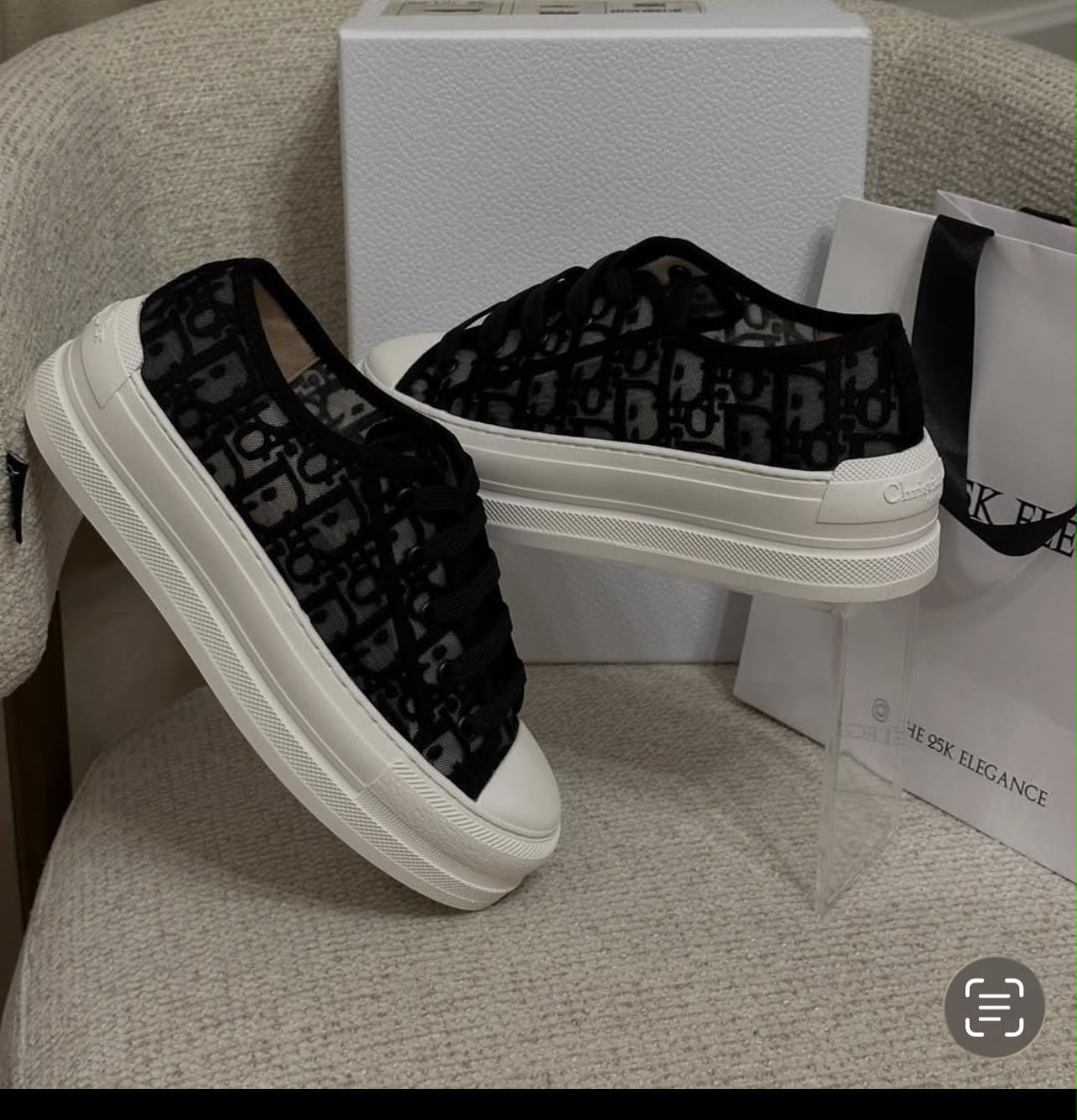 Dior Walk N Dior Sneaker - Black Oblique