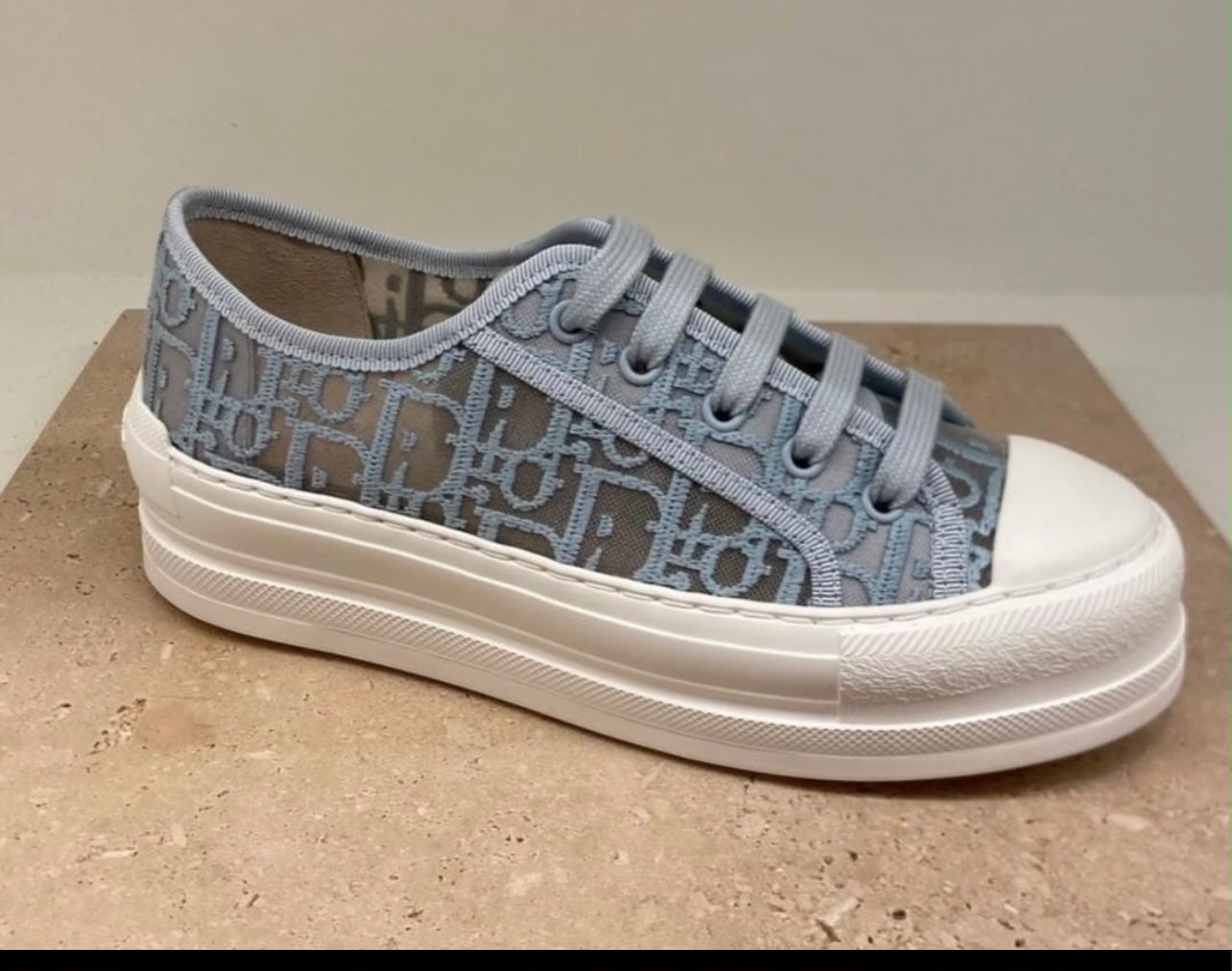 Dior Walk N Dior Sneaker - Blue Oblique